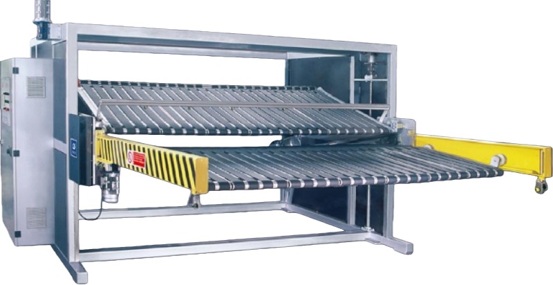 SREE GMDH leather stacking machine with new spreading mechanism, 2026